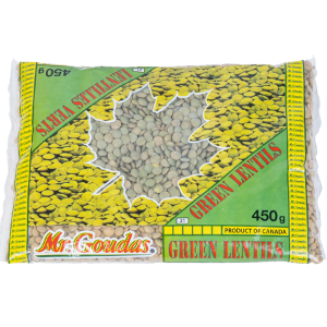 MR GOUDAS GREEN LENTILS RICHLEA 21