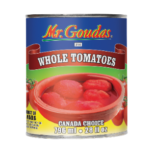 MR GOUDAS CHOICE WHOLE TOMATO 314