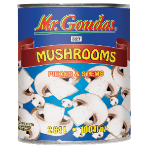 MR GOUDAS MUSHROOMS PIECES AND STEMS  5327